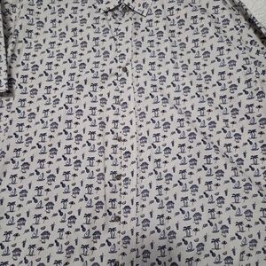 Men's Patterned Short Sleeve Shirt